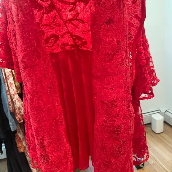 Free People Le Fleur Mini NWT Red Size XS - Picture 10 of 10